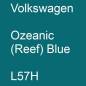 Preview: Volkswagen, Ozeanic (Reef) Blue, L57H.